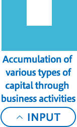 Accumulation of various types of capital through business activities